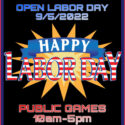 Labor Day Public Games!