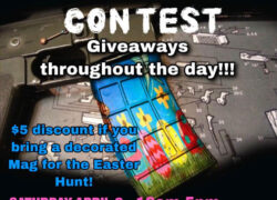 4/8/23 Easter AEG Decorating Contest and 4/9/23 Closure!