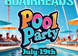 Pool Party: 7/19, 10-5pm