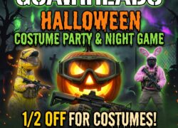 Halloween Costume Party:10/30, 6-11pm (50% Discount!)
